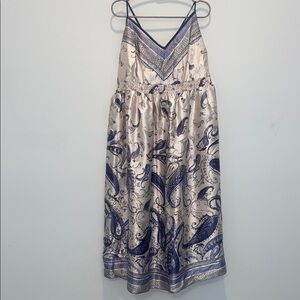 Sleeveless Silk Maternity Sundress